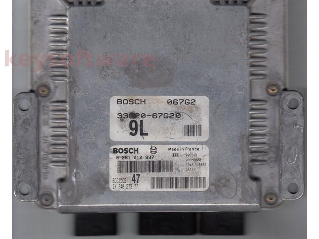 ECU Suzuki Grand Vitara 2.0HDI 33820-67G2 0281010937 EDC15C2 {+