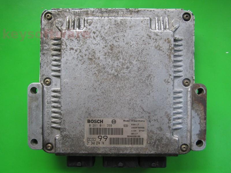 ECU Suzuki Grand Vitara 2.0HDI 33920-53J0 0281011359 EDC15C2 {+