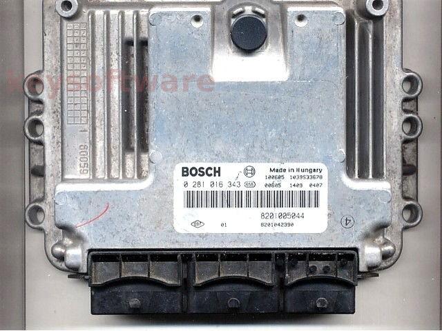 ECU Suzuki Grand Vitara 1.9DDI 8201042390 0281016343 EDC16C36 +