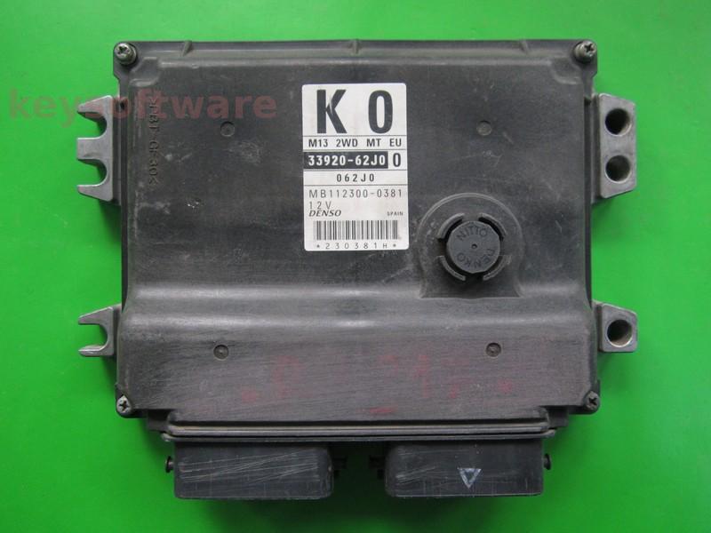 ECU Suzuki Swift 1.3 33920-62J0 MB112300-0381 K0