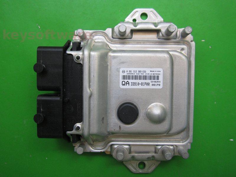 ECU Suzuki Ignis 1.2 33910-81P00 0261S12369 ME17.9.64