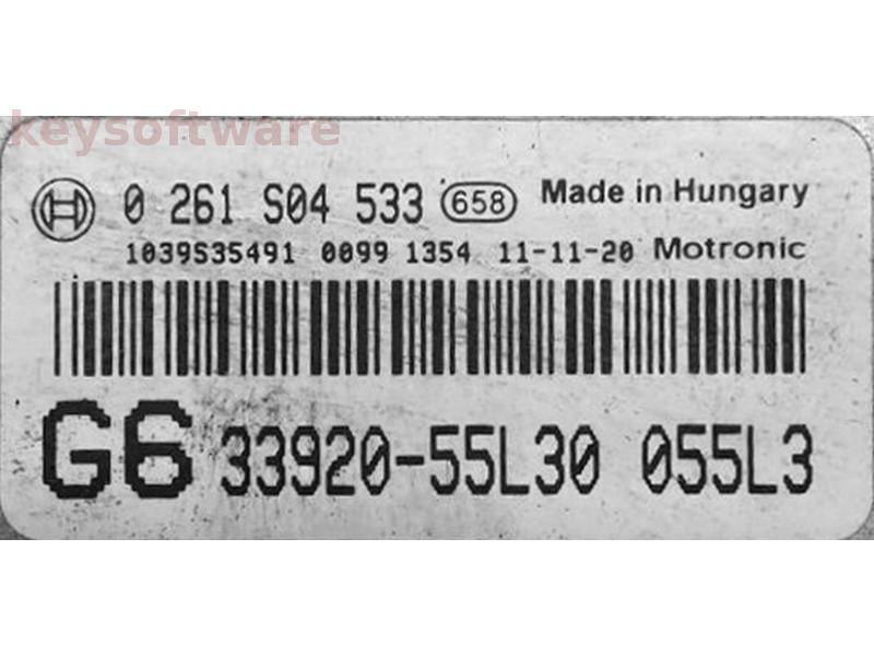 ECU Suzuki SX4 1.6 33920-55L30 0261S04533 ME17.9.51 {