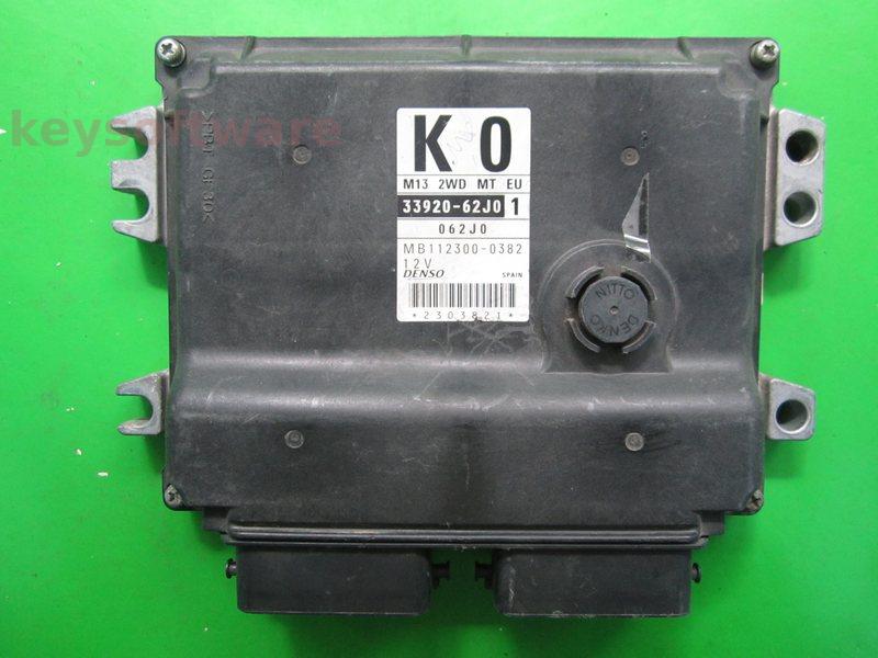 ECU Suzuki Swift 1.3 33920-62J0 MB112300-0382 K0