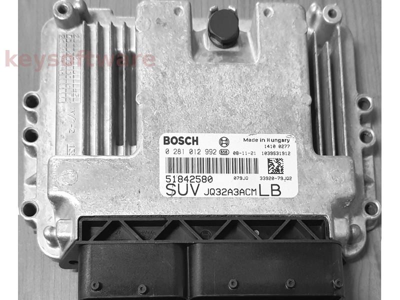 ECU Suzuki SX4 1.9DDIS 33920-79JQ2 0281012992 EDC16C39 {