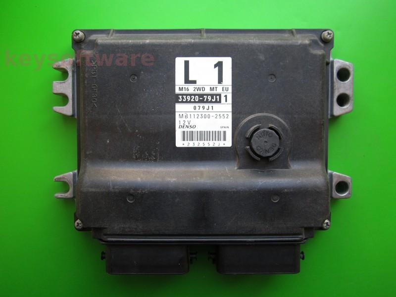 ECU Suzuki SX4 1.6 33920-79J1 MB112300-2552 L1