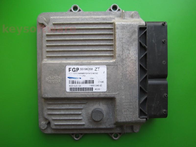 ECU Suzuki Wagon 1.3DDIS 55196358 7160004802 6JO.S4