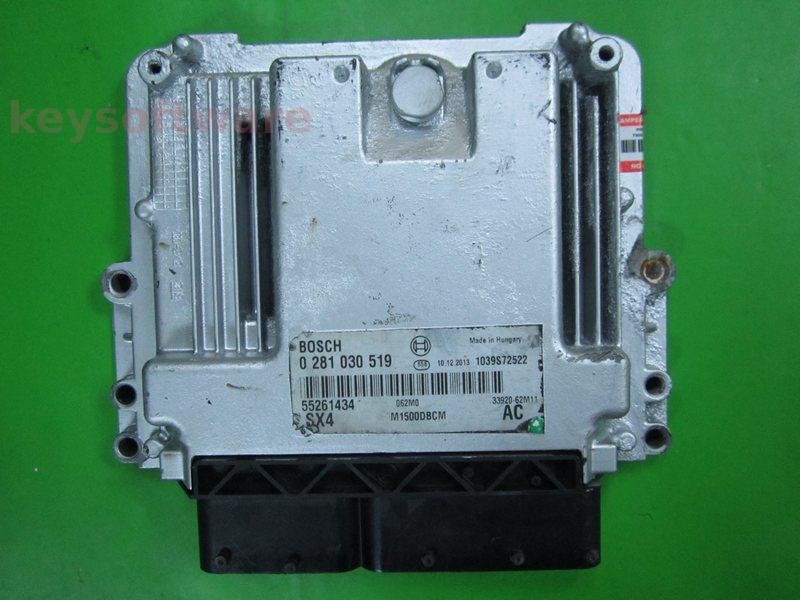 ECU Suzuki SX4 1.6 55259068 0281030519 EDC17C49