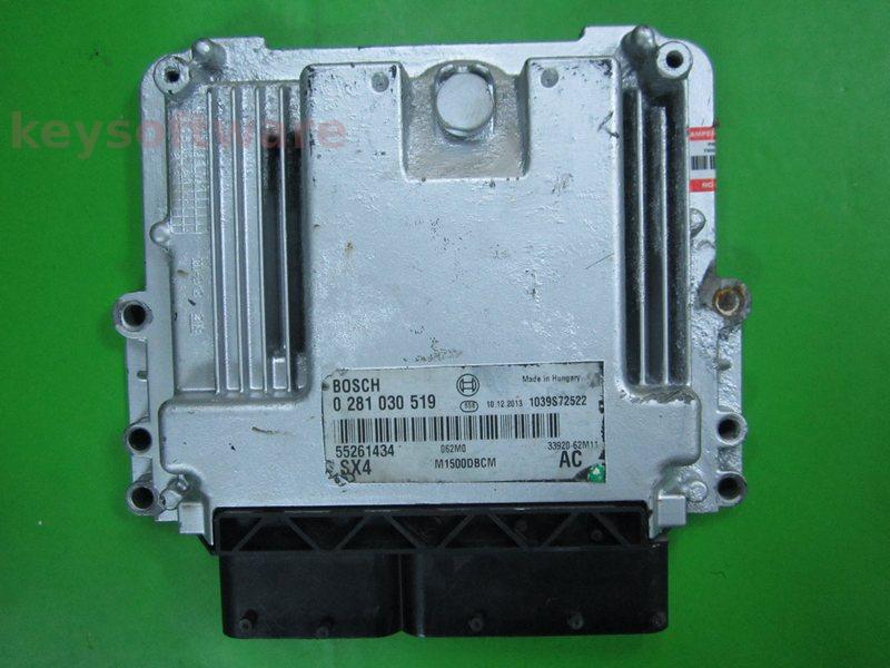 ECU Suzuki SX4 1.6 55259068 0281030519 EDC17C49 {