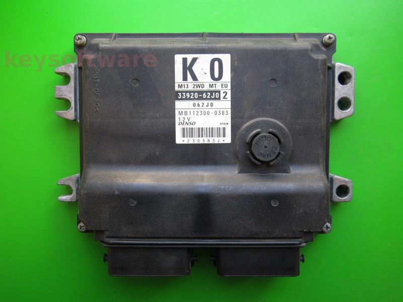 ECU Suzuki Swift 1.3 33920-62J0 MB112300-0383 K0