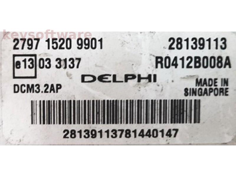 ECU Tata Indigo 1.4D 28139113 R0412B008A DCM3.2AP {