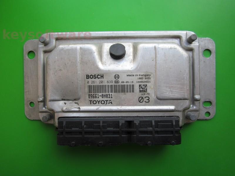 ECU Toyota Aygo 1.0 89661-0H031 0261201639 ME7.9.5