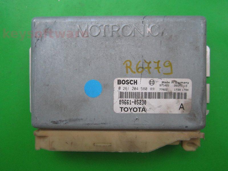 ECU Toyota Avensis 1.6 89661-05231 0261204580 MP5.4