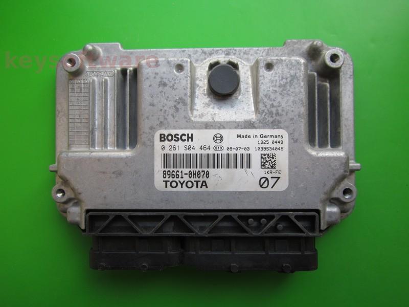 ECU Toyota Aygo 1.0 89661-0H070 0261S04464 ME7.9.52 }