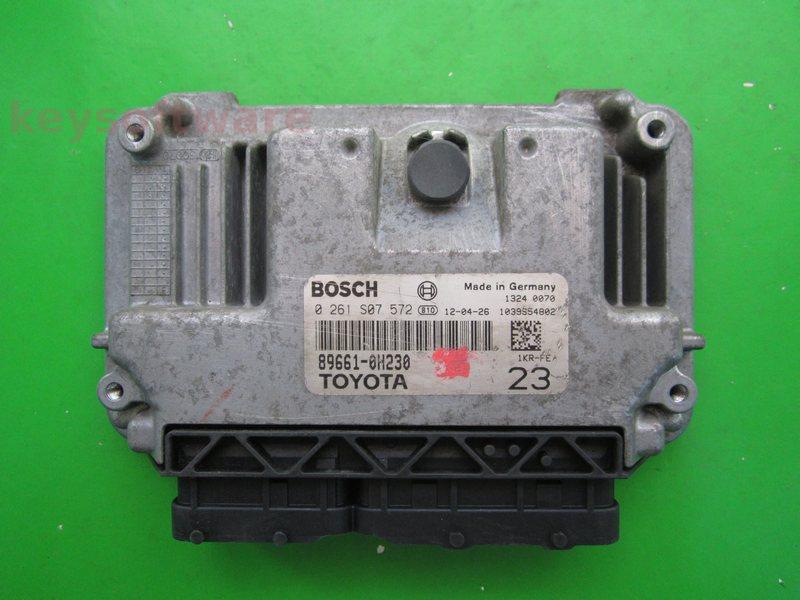 ECU Toyota Aygo 1.0 89661-0H230 0261S07572 ME7.9.52 {+