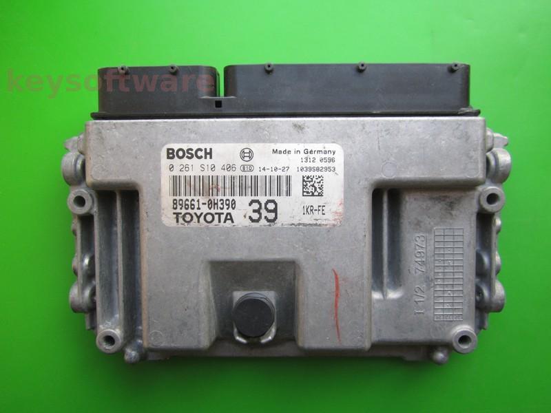 ECU Toyota Aygo 1.0 89661-0H390 0261S10406 ME17.9.52