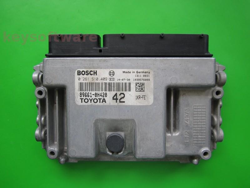 ECU Toyota Aygo 1.0 89661-0H420 0261S10409 ME17.9.52 {