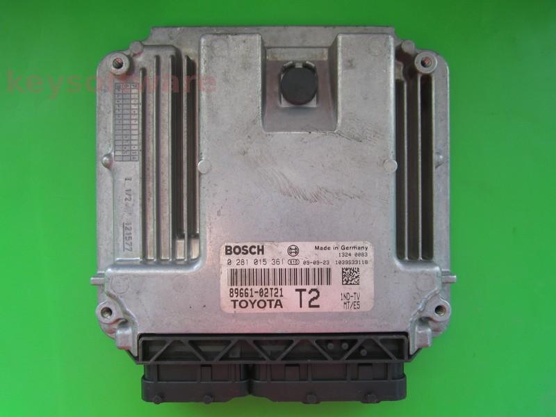 ECU Toyota Auris 1.4D4D 89661-02T21 0281015361 EDC17CP07