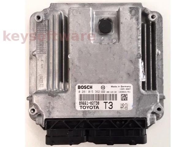 ECU Toyota Auris 1.4D4D 89661-02T30 0281015362 EDC17CP07 {