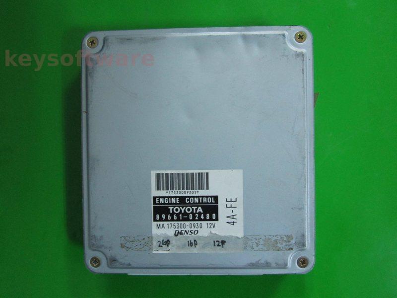 ECU Toyota Corolla 1.6 89661-02480 MA175300-0930