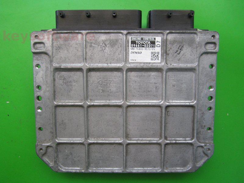 ECU Toyota Auris 2.2D4D 89661-02D71 MB175800-9570
