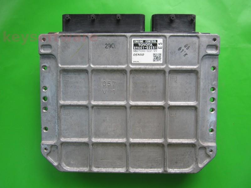 ECU Toyota Auris 1.6 89661-02E51 MB275300-0221