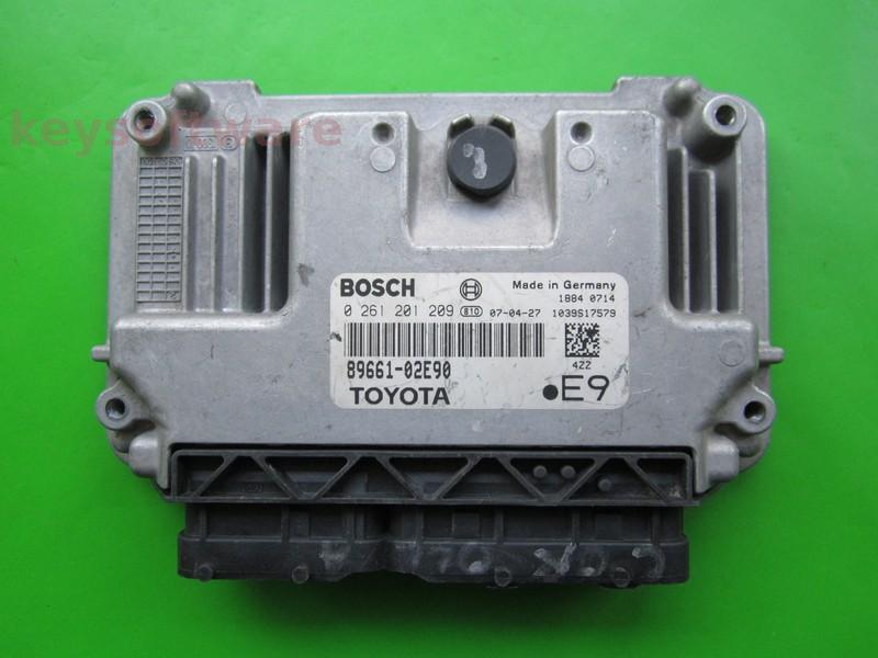 ECU Toyota Auris 1.4 89661-02E90 0261201209 M7.9.41