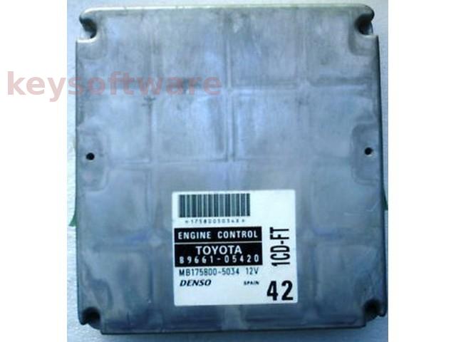 ECU Toyota Avensis 2.0 89661-05420 MB175800-5034 {