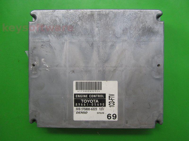 ECU Toyota Avensis 2.0D4D 89661-05690 MB175800-6323