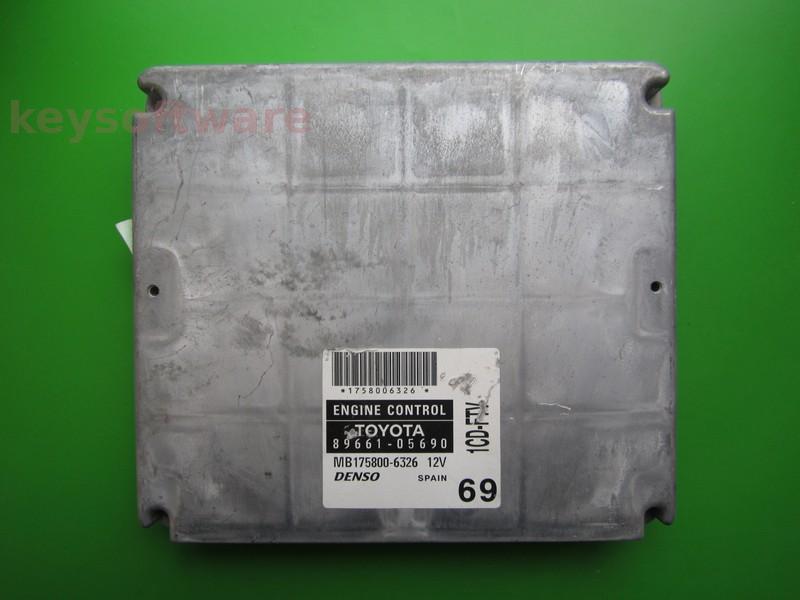 ECU Toyota Avensis 2.0D4D 89661-05690 MB175800-6326