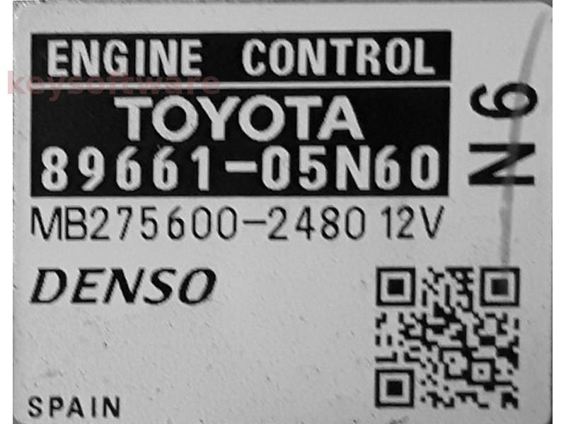 ECU Toyota 1.8 89661-05N60 MB275600-2480