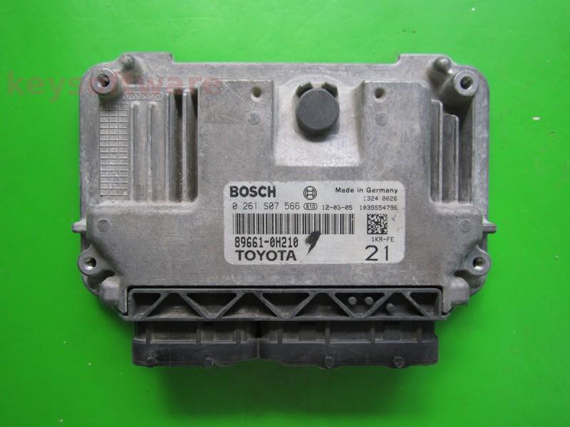 ECU Toyota Aygo 1.0 89661-0H210 0261S07566 ME7.9.52 {