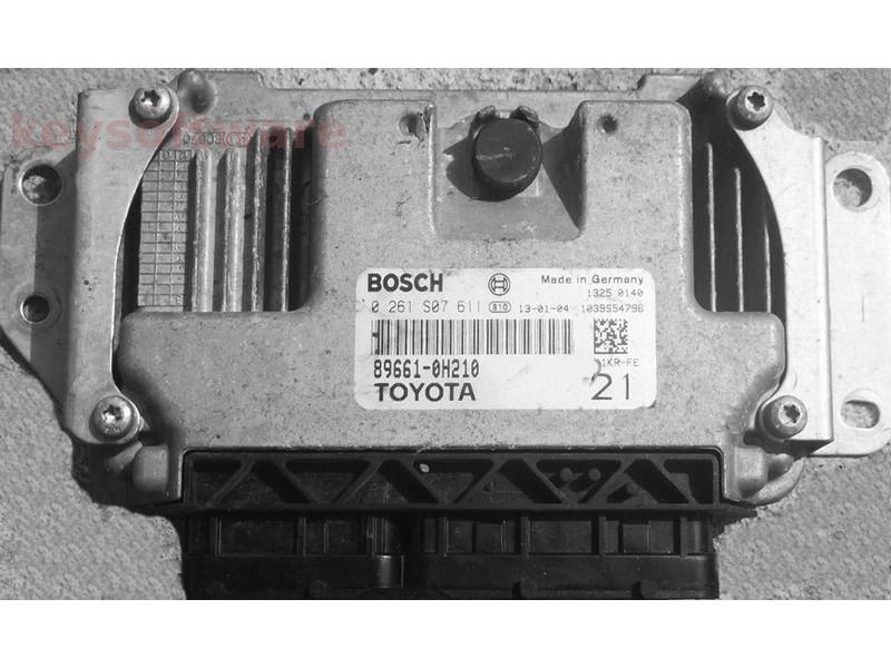 ECU Toyota Aygo 1.0 89661-0H210 0261S07611 ME7.9.52 {