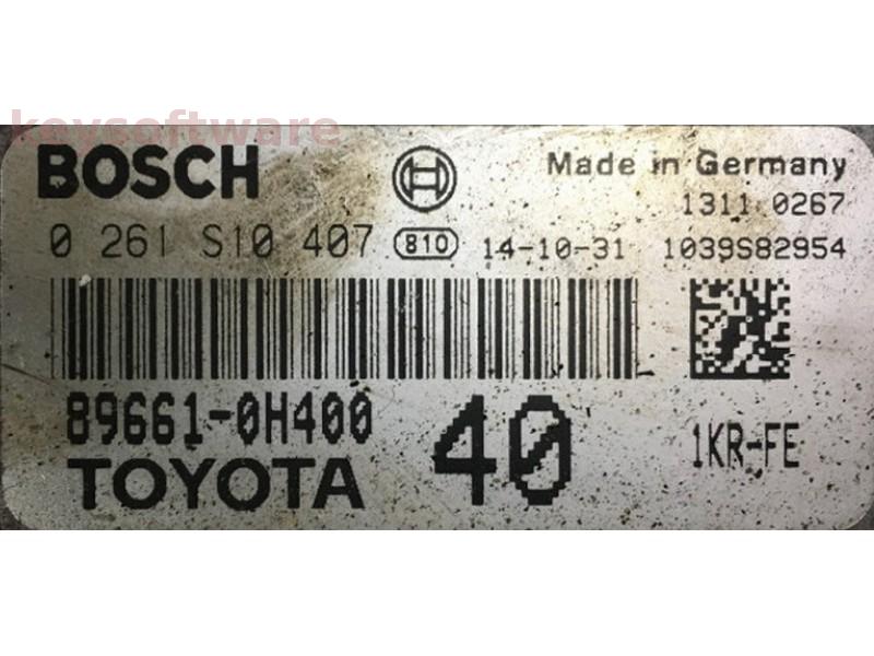 ECU Toyota Aygo 1.0 89661-0H400 0261S10407 ME17.9.52 {