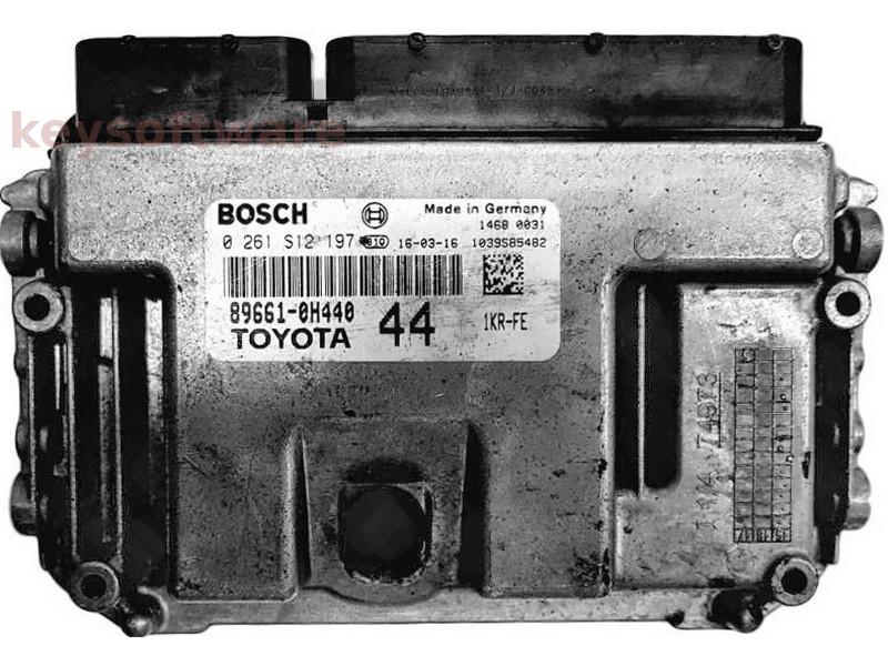 ECU Toyota Aygo 1.0 89661-0H440 0261S12197 ME17.9.52