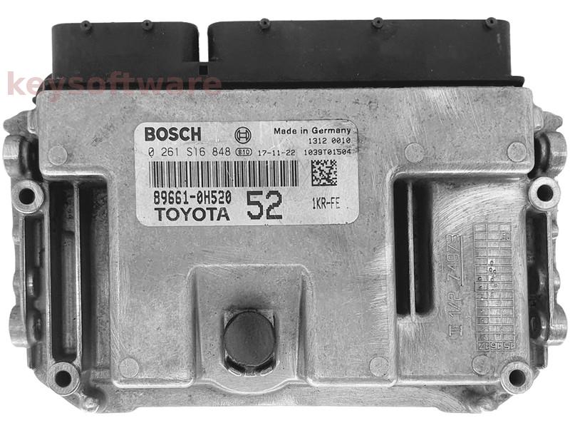 ECU Toyota Aygo 1.0 89661-0H520 0261S16848 ME17.9.52 {