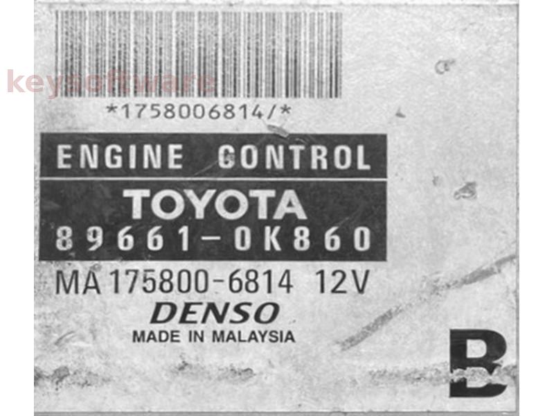 ECU Toyota Hilux 3.0D4D 89661-0K860 MA175800-6814 {