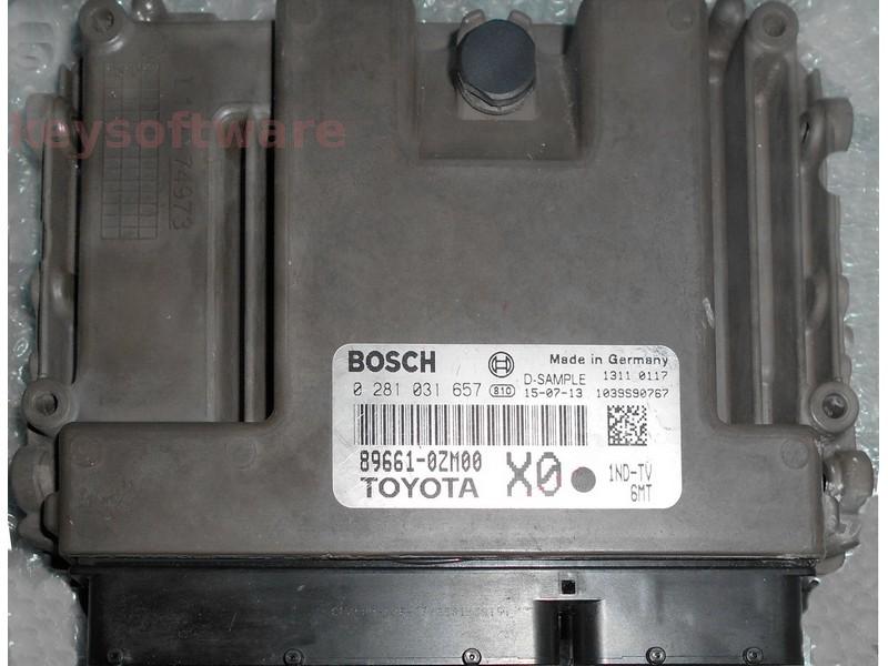 ECU Toyota Auris 1.4D4D 89661-0ZM00 0281031657 EDC17C47 {