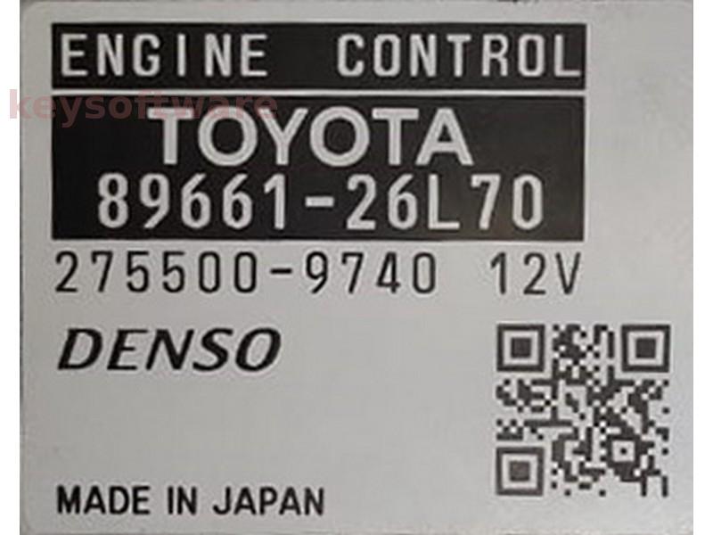 ECU Toyota Hiace 2.7 89661-26L70 275500-9740 {