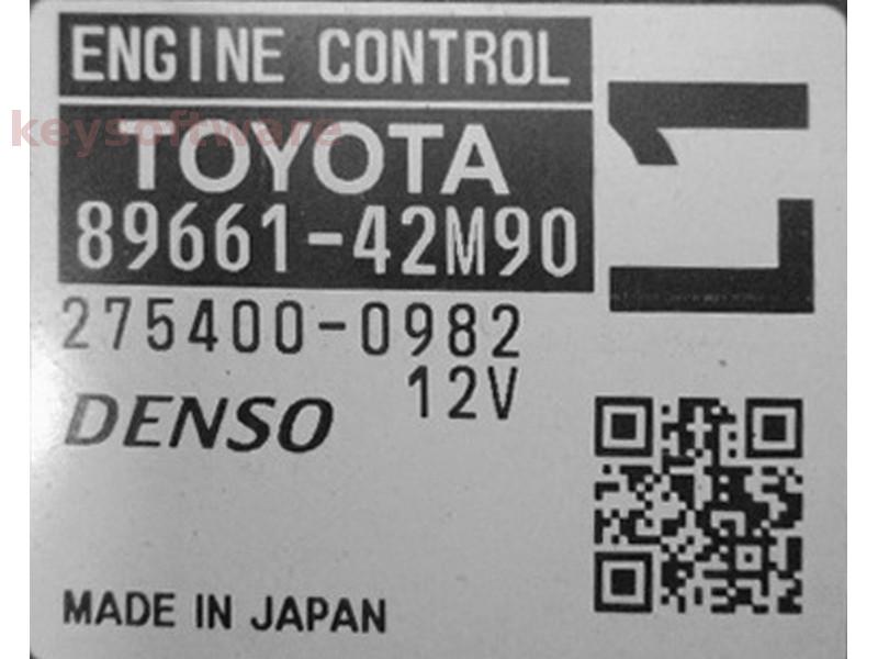 ECU Toyota RAV4 2.4 89661-42M90 275400-0982 {