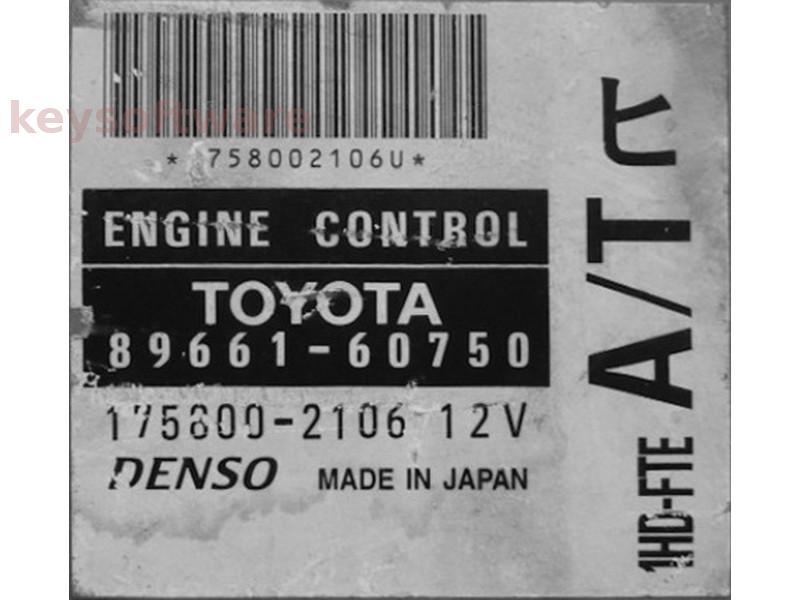 ECU Toyota Landcruiser 4.0 89661-60750 175800-2106
