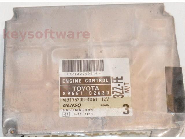 ECU Toyota Corolla 1.6 89661-02630 MB175200-4061 {