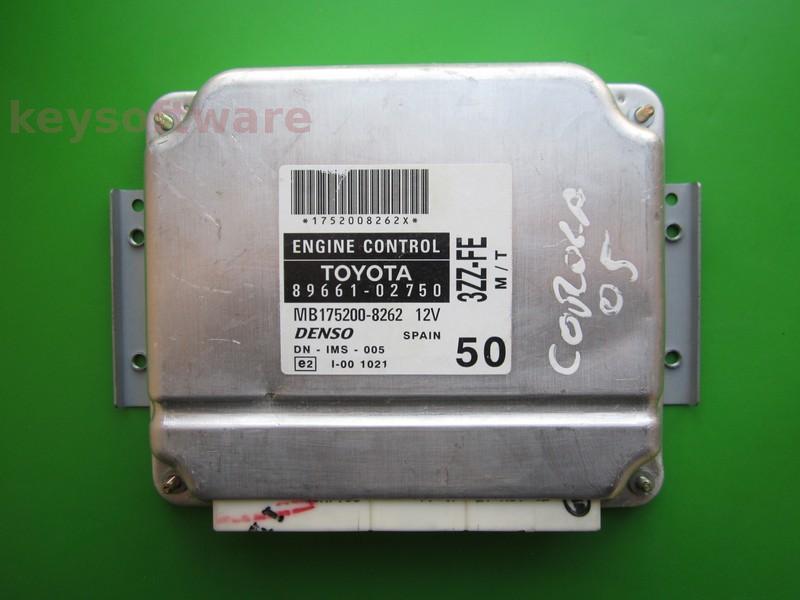 ECU Toyota Corolla 1.6 89661-02750 MB175200-8262