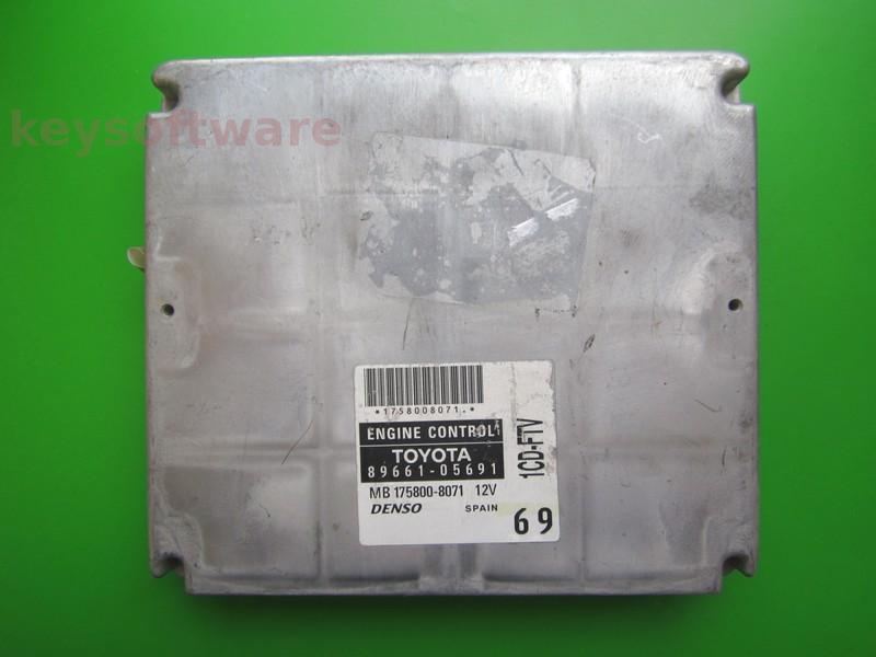 ECU Toyota Avensis 2.0 89661-05691 MB175800-8071