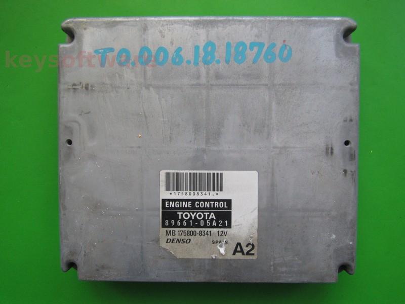 ECU Toyota Avensis 2.2D4D 89661-05A21 MB175800-8341