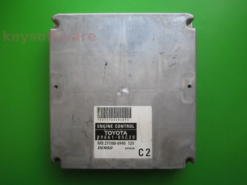 ECU Toyota Avensis 1.8 89661-05C20 MB275100-6940