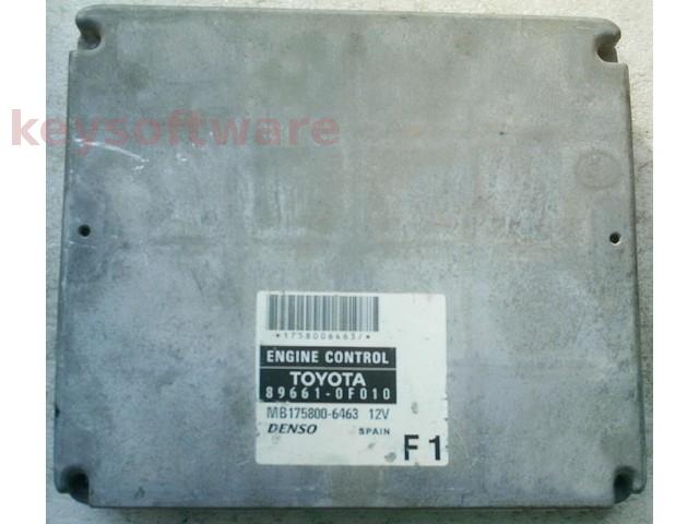 ECU Toyota Corolla 2.0D4D 89661-0F010 MB175800-6463 {