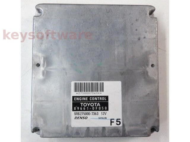 ECU Toyota Corolla 1.8 89661-0F050 MB275000-7363 {