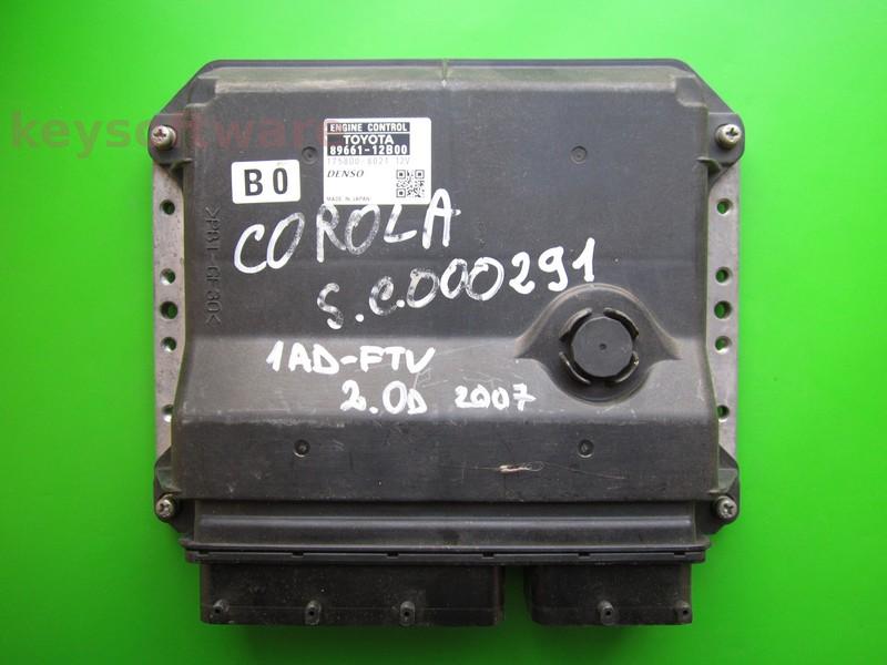 ECU Toyota Corolla 2.0D4D 89661-12B00 175800-8021