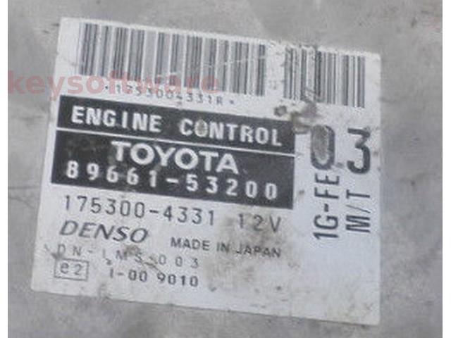 ECU Lexus IS200 2.0 89661-53200 175300-4331 {