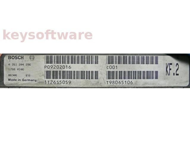 ECU Volvo V70 2.3 P09202016 0261204296 M4.4.1 {